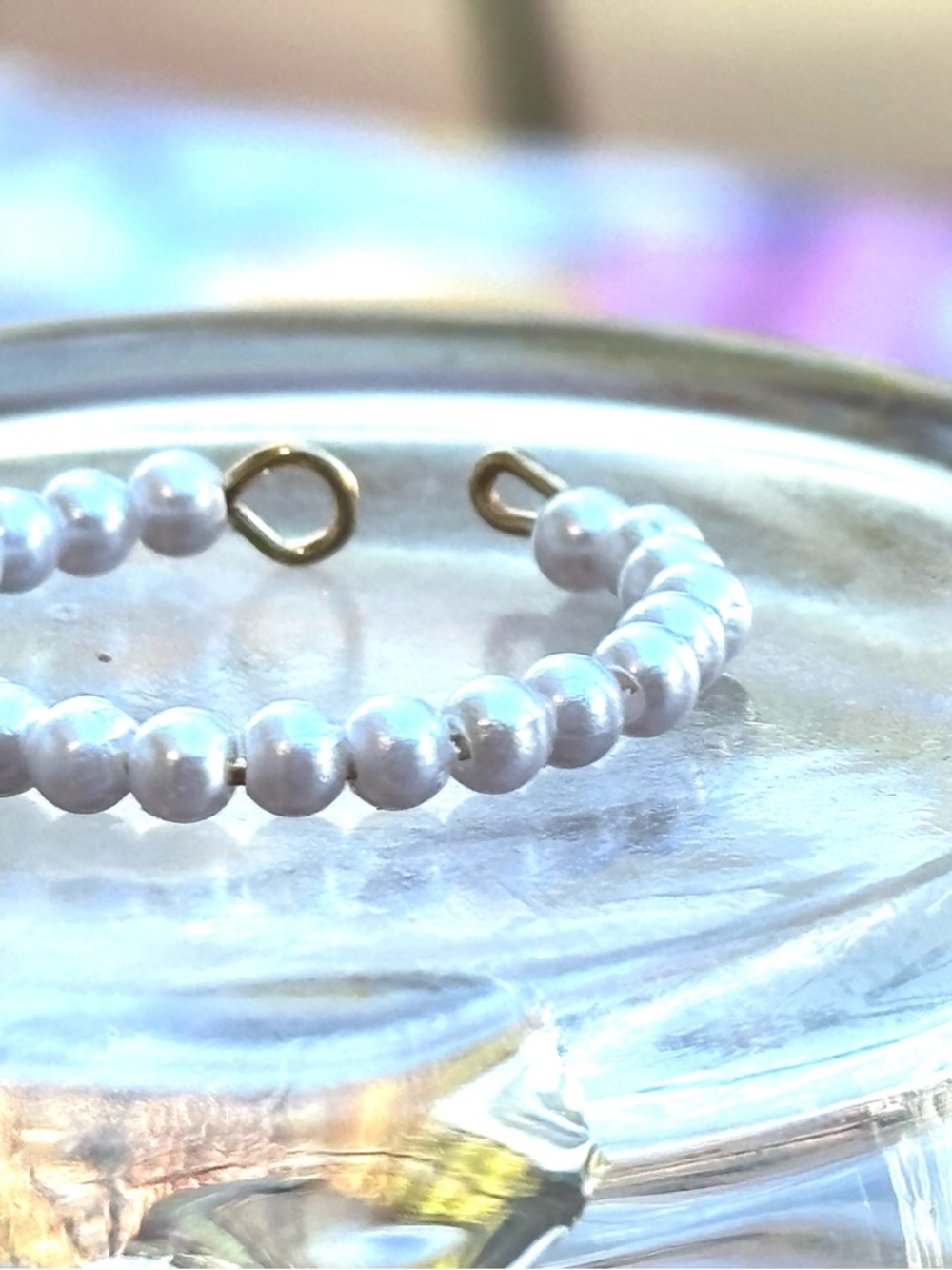 Size 9 Classic White faux Pearl Beaded Bracelet - Elegant Women Jewelry